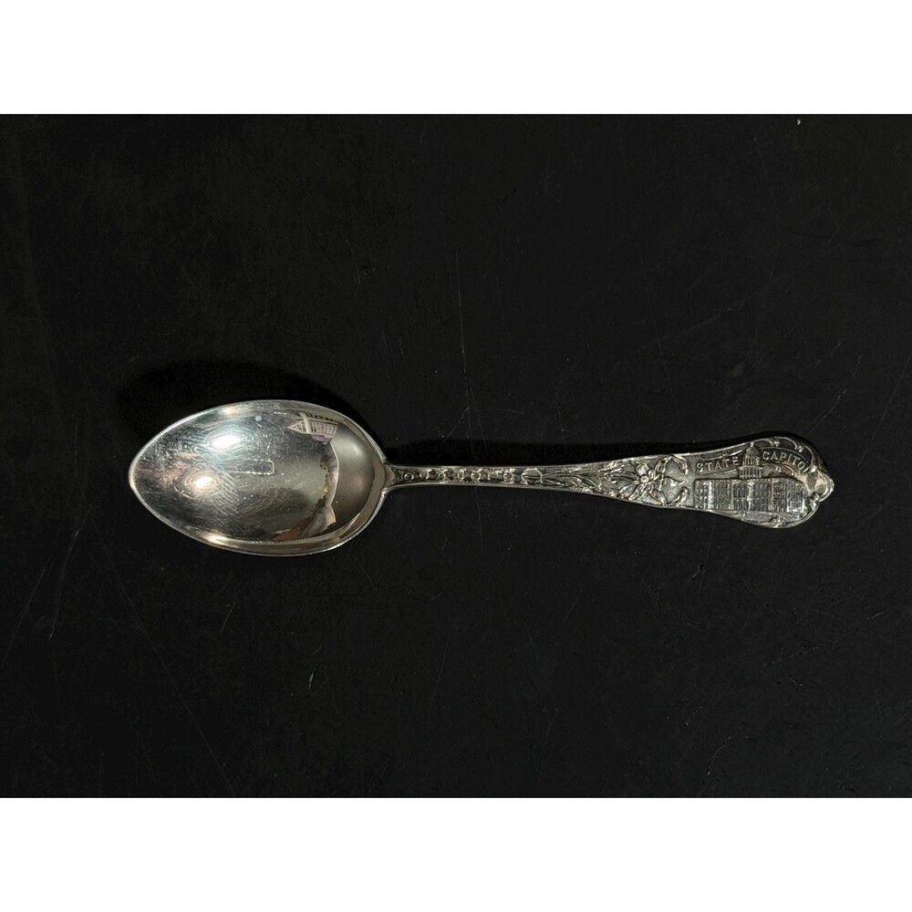 Colorado State Capitol Sterling Silver Souvenir Spoon Vintage
